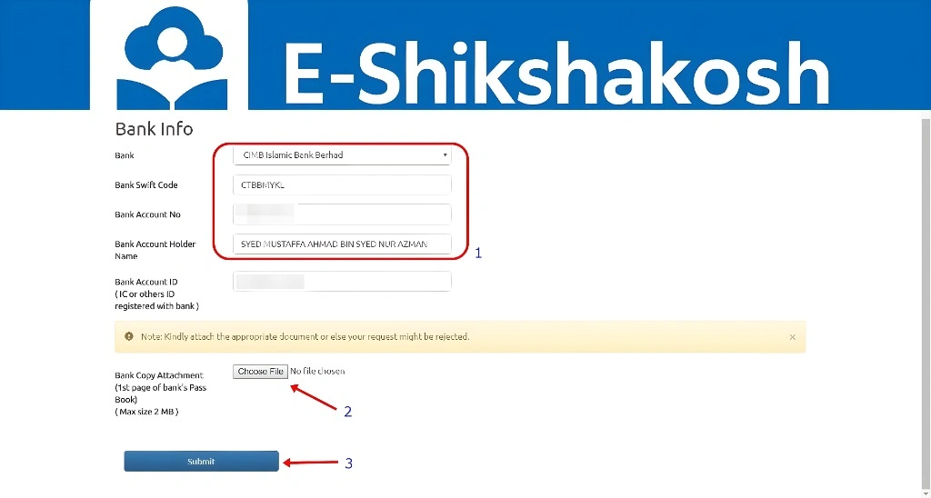 Step‑by‑Step How to Change Bank Details in E‑Shikshakosh